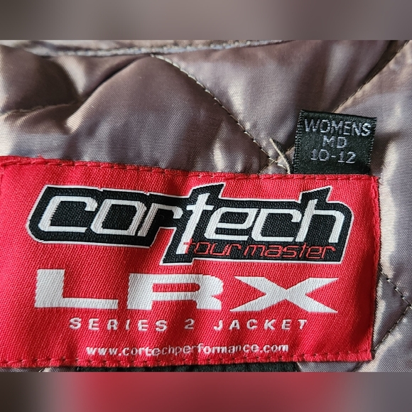 Cortech Womens Motorcycle Jacket Waterproof Insulated Gray White M - Picture 4 of 5